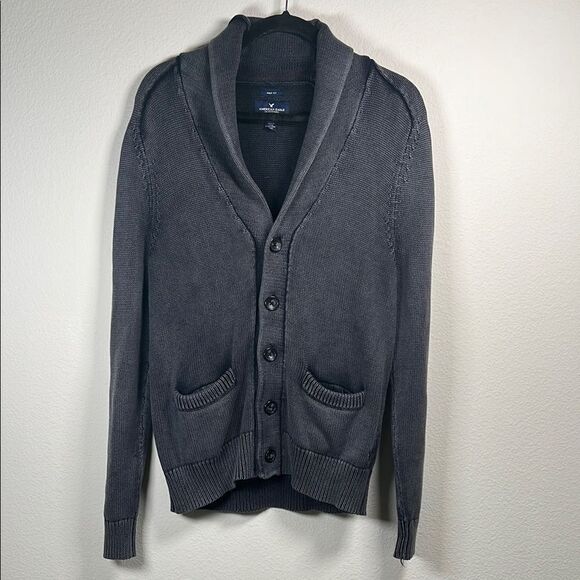 Preppy Cardigan Grandpa Sweater - Picture 1 of 7